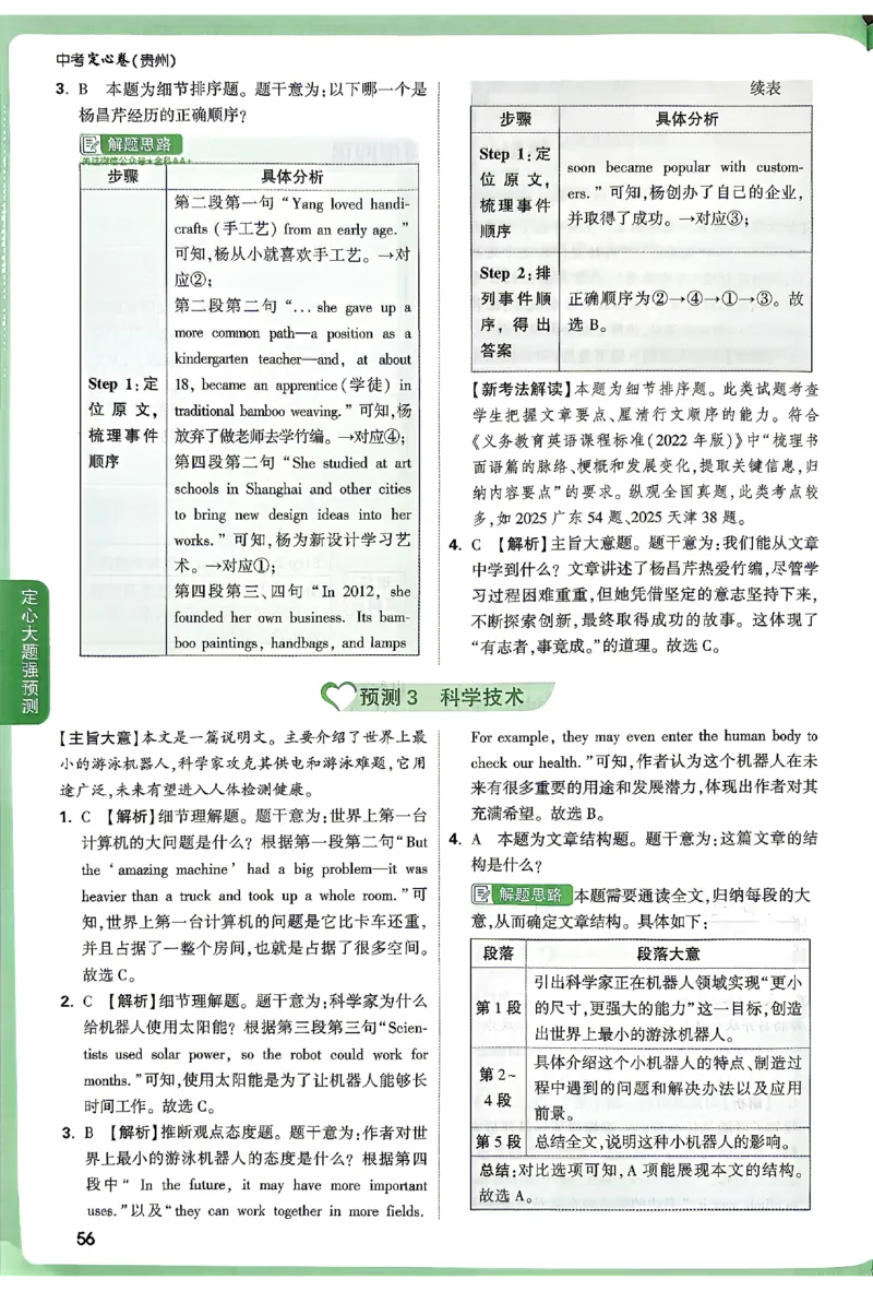 2026《万唯中考&bull;贵州定心卷》定心大题答案_2026中考押题卷合集_2026《万唯中考定心卷》各地方版_2026《万唯中考&bull;贵州定心卷》5科