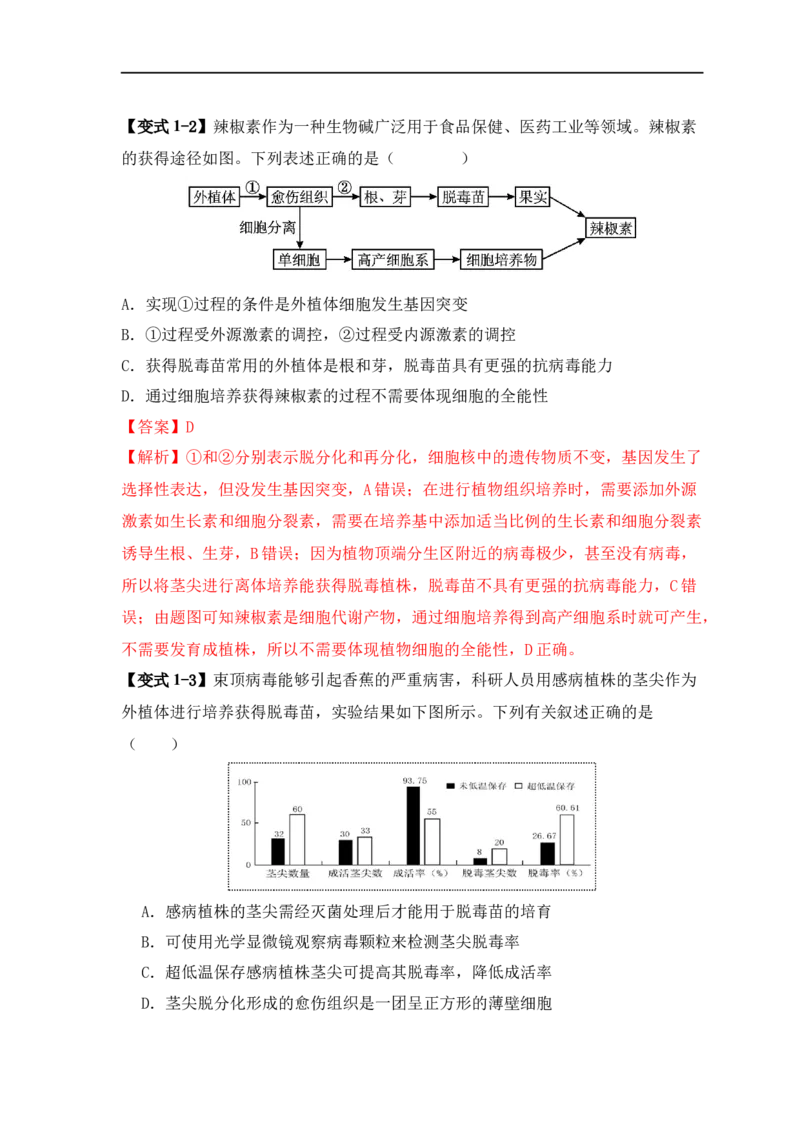易错点17生物工程的&ldquo;四个&rdquo;不相等（解析版）_高中三年全科资料_高中_15高中全科《高考易错题》2025版_高考生物备战2025年高考易错题（新高考专用）_教师版（含答案解析）