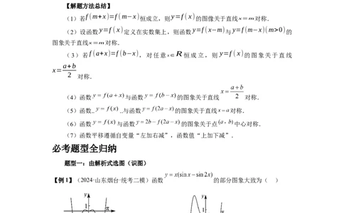第11讲函数的图像（学生版）_高中三年全科资料_高考数学《必刷5000题》2025版_2025高考数学必刷5000题（分章节WORD）