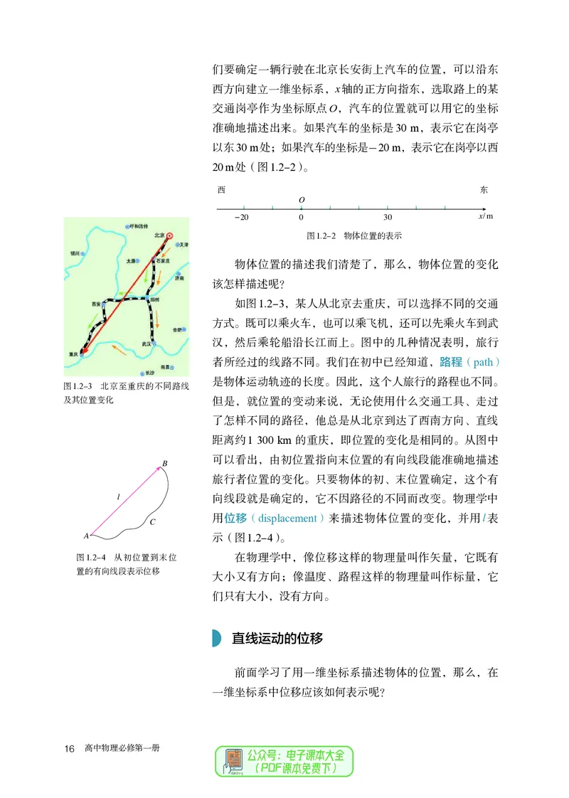 物理必修第1册_高中三年全科资料_高中_高中电子教材_高中物理_人教版