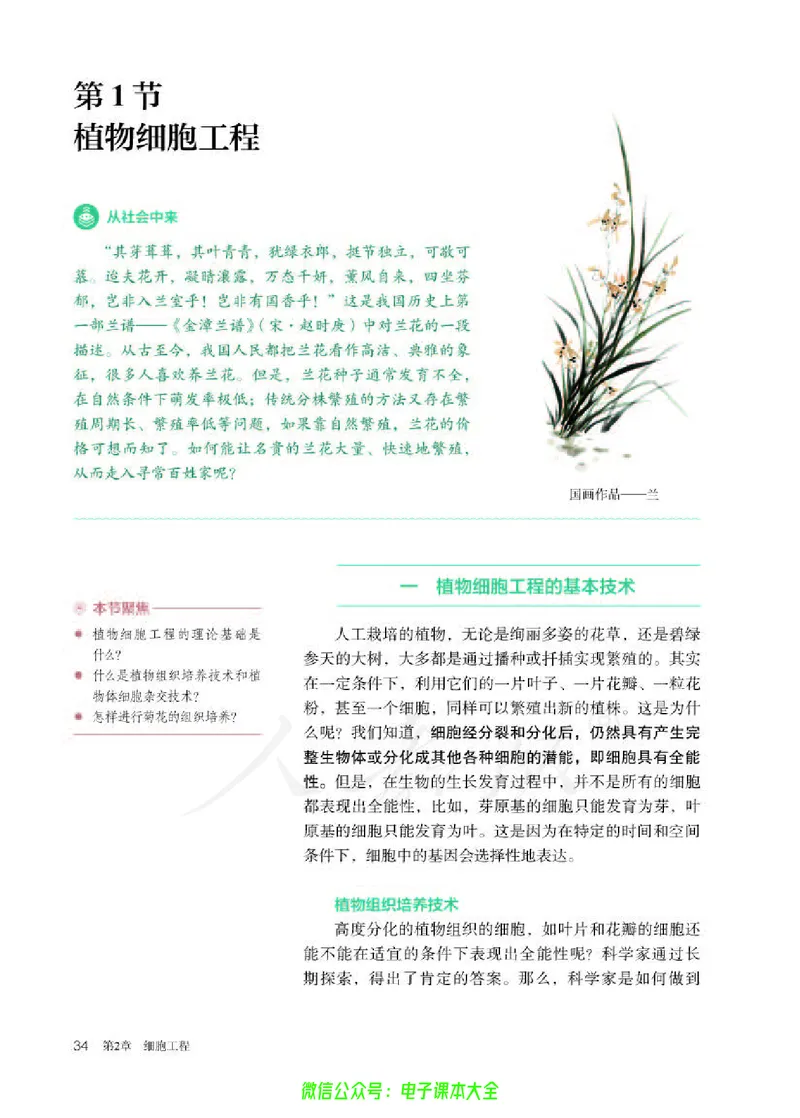 普通高中教科书生物学选择性必修3生物技术与工程_高中三年全科资料_高中_高中电子教材_高中生物学_人教版_旧