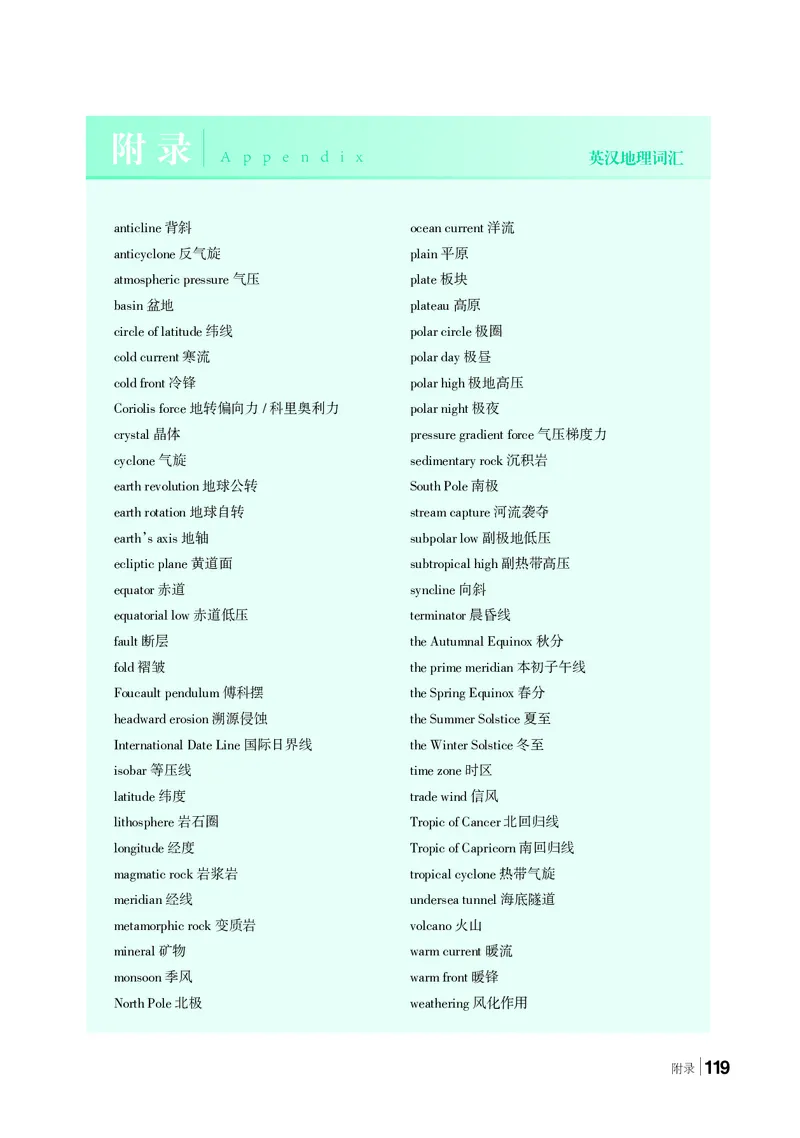 普通高中教科书地理选择性必修1_高中三年全科资料_高中_高中电子教材_高中地理_湘教版