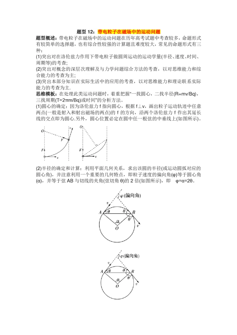 物理16种常见题型的解题方法和思维模板_高中三年全科资料_高中三年全科资料_物理