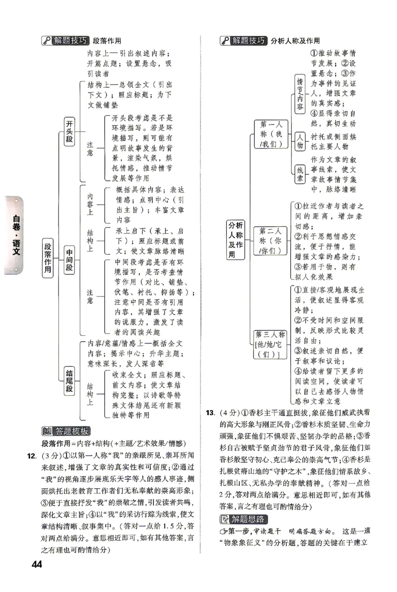 2026《万唯中考&bull;湖南黑白卷》语文黑白卷答案_2026中考押题卷合集_2026《万唯中考黑白卷》地方版(1)_2026《万唯中考&bull;湖南黑白卷》7科_2026《万唯中考&bull;湖南黑白卷》语文