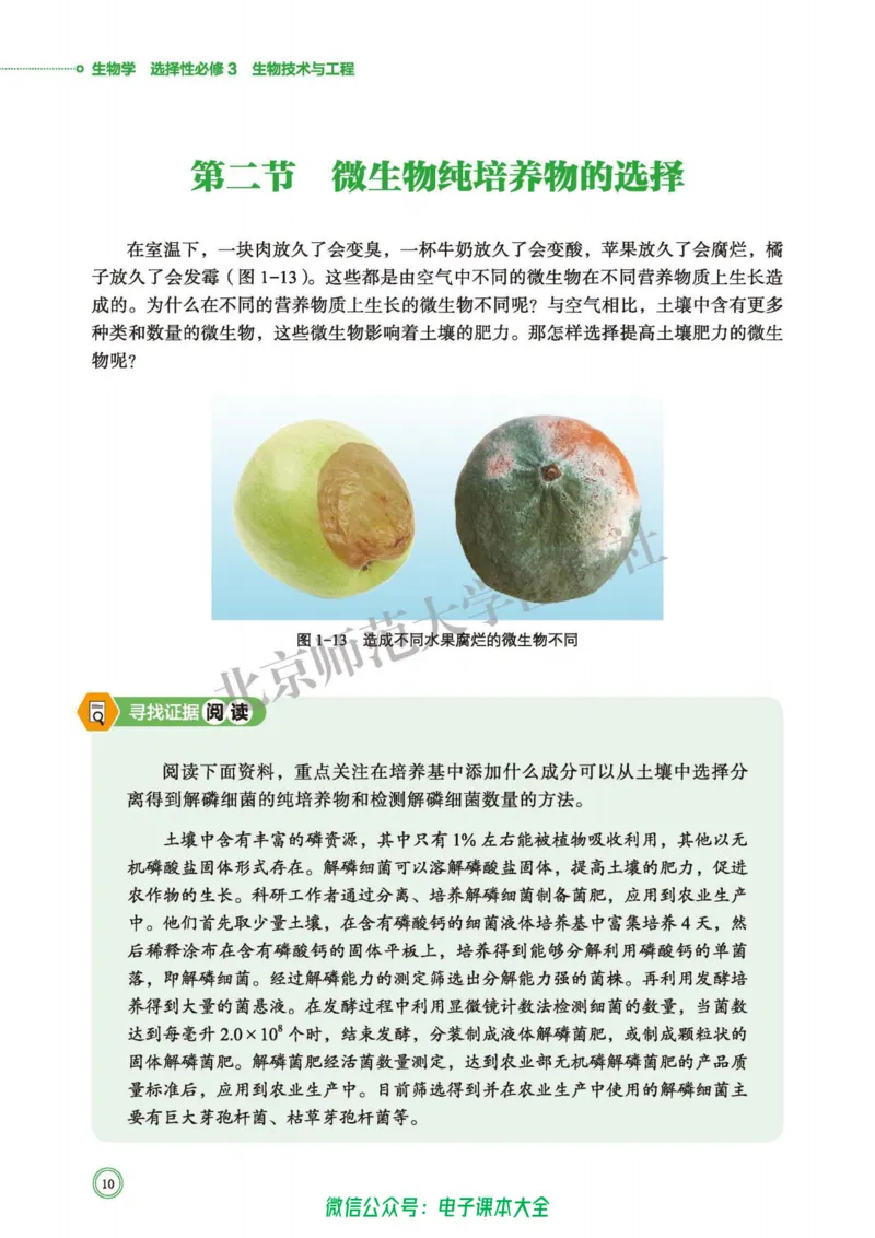 生物学选择性必修3生物技术与工程_高中三年全科资料_高中_高中电子教材_高中生物学_北师大