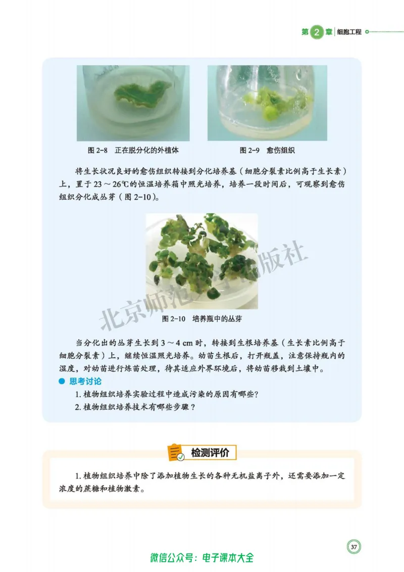 生物学选择性必修3生物技术与工程_高中三年全科资料_高中_高中电子教材_高中生物学_北师大
