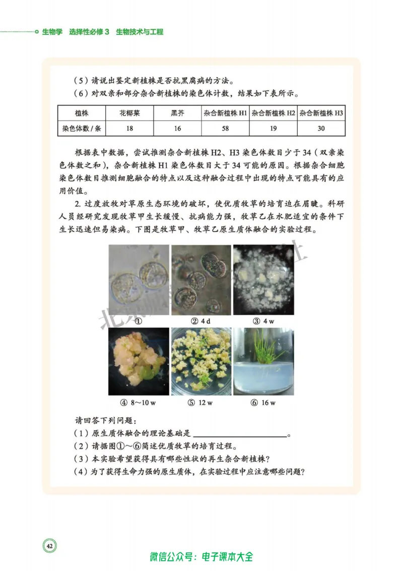 生物学选择性必修3生物技术与工程_高中三年全科资料_高中_高中电子教材_高中生物学_北师大