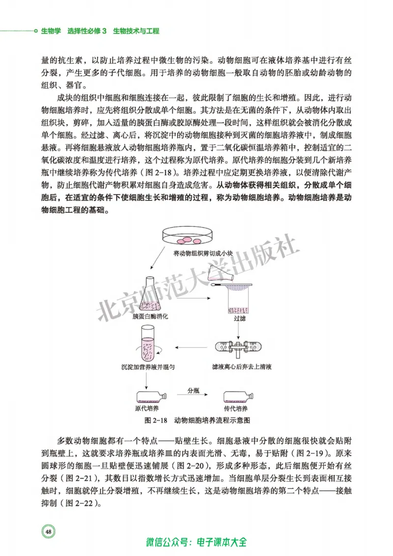 生物学选择性必修3生物技术与工程_高中三年全科资料_高中_高中电子教材_高中生物学_北师大