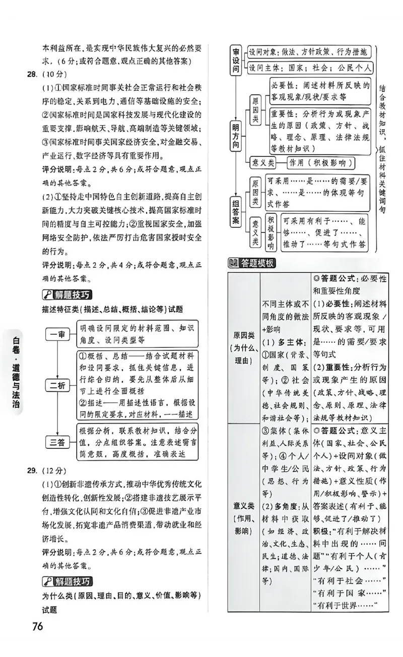 2026《万唯中考&bull;福建黑白卷》道法白卷答案_2026中考押题卷合集_2026《万唯中考黑白卷》地方版(1)_2026《万唯中考&bull;福建黑白卷》7科_2026《万唯中考&bull;福建黑白卷》道法