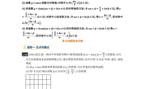 第30讲三角函数的图像与性质_高中三年全科资料_高考数学《必刷5000题》2025版_2025高考数学必刷5000题（解析版分章节PDF）