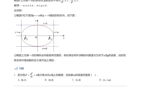 椭圆的性质(教师版)_高中三年全科资料_高中_学而思高中数学（暑假衔接）面授升高..高二.高三_学而思面授班升高二暑期讲义+题集