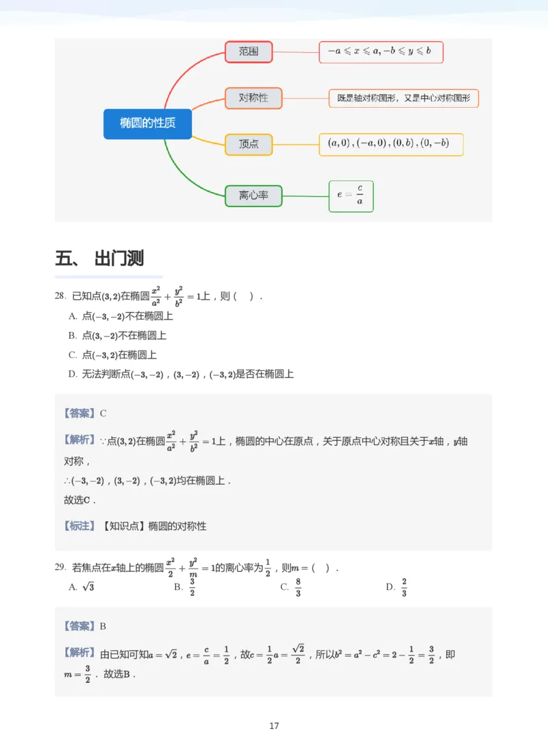 椭圆的性质(教师版)_高中三年全科资料_高中_学而思高中数学（暑假衔接）面授升高..高二.高三_学而思面授班升高二暑期讲义+题集