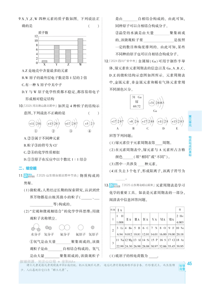 2026《初中53同步》化学九上(人教)_2026中考押题卷合集_2026新中考中考全科资料_2026版初中《5年高考3年模拟》9年级上册（化学）（人教）