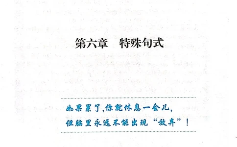 第六章特殊句式_高中三年全科资料_高中_高中1_刘晓艳高中刘晓燕《大雁英语》高中语法+单词（视频+讲义）_刘晓艳不就是高考英语语法吗（视频课+配套电子讲义）_第一部分语法趣讲