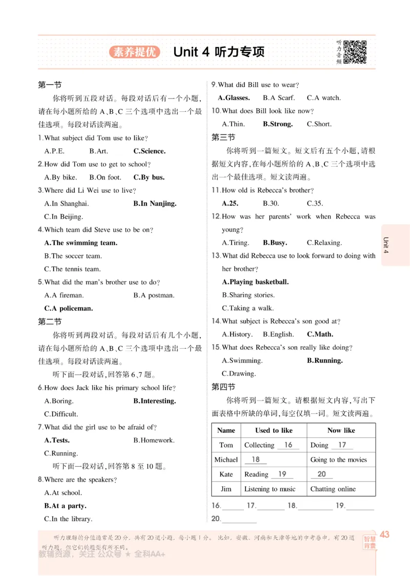 2026《初中53同步》英语九全_2026中考押题卷合集_2026新中考中考全科资料_2026版初中《5年中考3年模拟》9年级上册（英语）（人教）