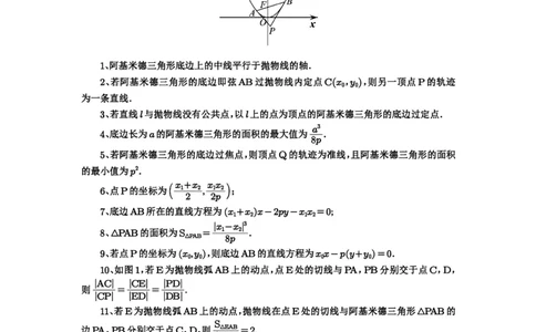 第80讲阿基米德三角形_高中三年全科资料_高考数学《必刷5000题》2025版_2025高考数学必刷5000题（解析版分章节PDF）