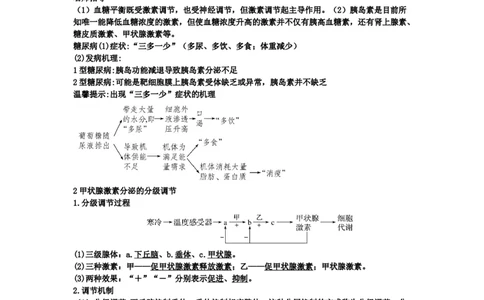 第3章体液调节期末复习知识点总结新教材人教版高中生物选择性必修一_高中三年全科资料_高中_1高中基础资料包_A-高中必背9科知识点_生物_高中生物全书知识点梳理+总结