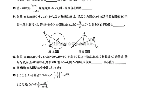2026《河南中考&bull;鼎成方向卷》数学A_中考押题2026《中考押题》系列（9科全套实时更新中）_2026版中考《鼎成方向卷》7科（河南）_2026《河南中考&bull;鼎成方向卷》数学