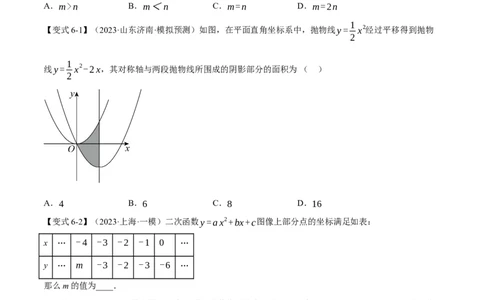 专题22.3二次函数的图象与性质（二）（八大题型）（举一反三）（人教版）（学生版）_人教版数学九年级上册_版本二_九年级数学上册（人教版）_母题专项-U66_2024版