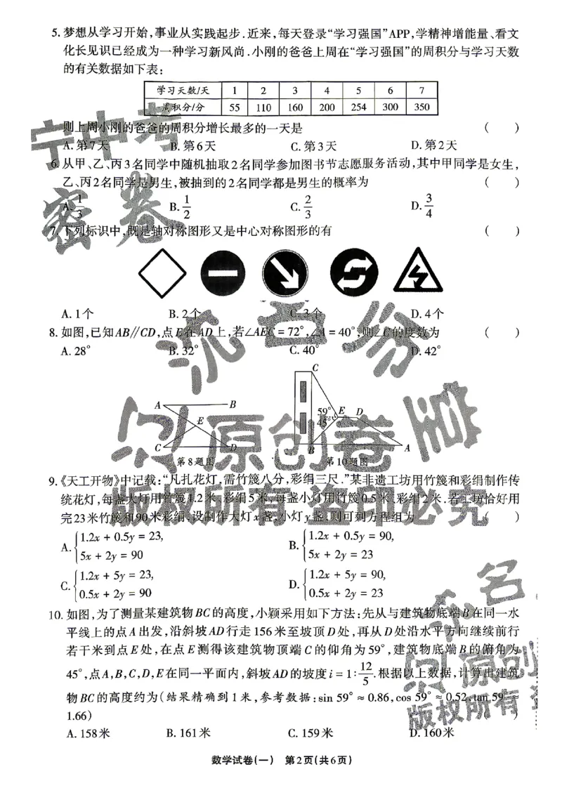 2026《辽宁中考&bull;名师堂冲刺密卷》数学A4_中考押题2026《中考押题》系列（9科全套实时更新中）_2026版中考《名师堂冲刺密卷》7科（辽宁）