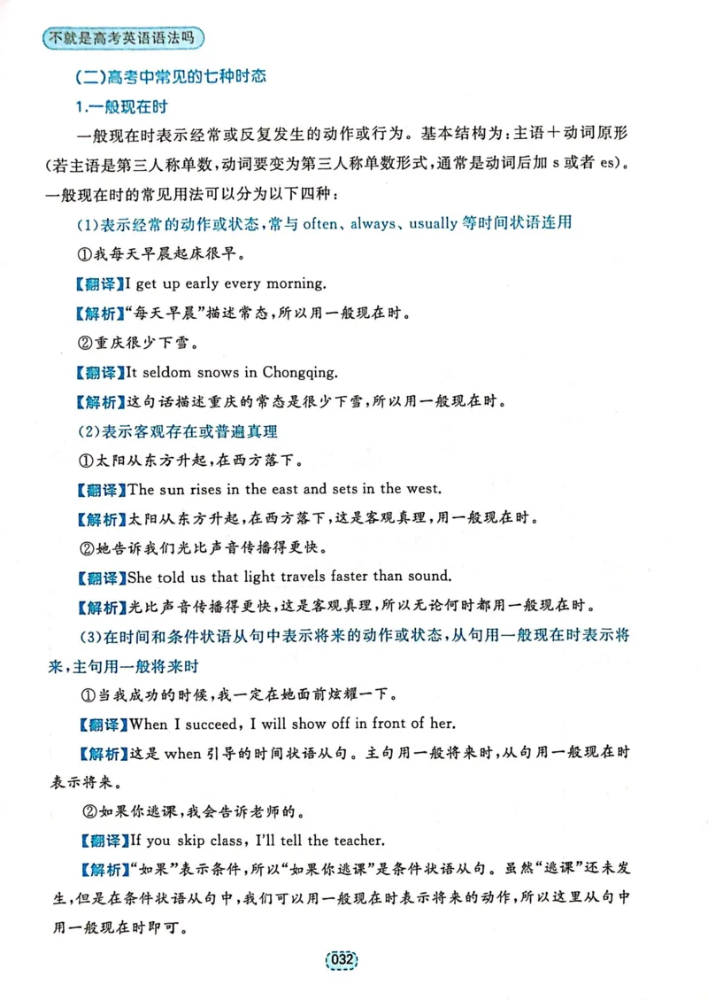 第一章简单句_高中三年全科资料_高中_高中1_刘晓艳高中刘晓燕《大雁英语》高中语法+单词（视频+讲义）_刘晓艳不就是高考英语语法吗（视频课+配套电子讲义）_第一部分语法趣讲