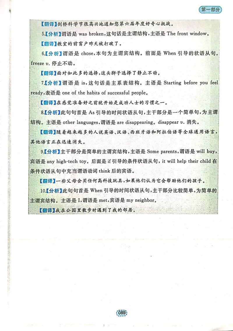 第一章简单句_高中三年全科资料_高中_高中1_刘晓艳高中刘晓燕《大雁英语》高中语法+单词（视频+讲义）_刘晓艳不就是高考英语语法吗（视频课+配套电子讲义）_第一部分语法趣讲