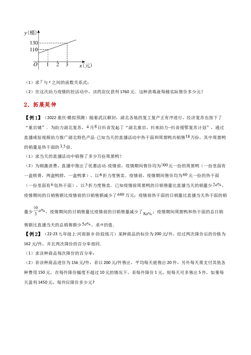 专题21.8实际问题与一元二次方程（知识梳理与考点分类讲解）（人教版）（学生版）_人教版数学九年级上册_版本二_九年级数学上册（人教版）_专题突破练习-V4_2025版