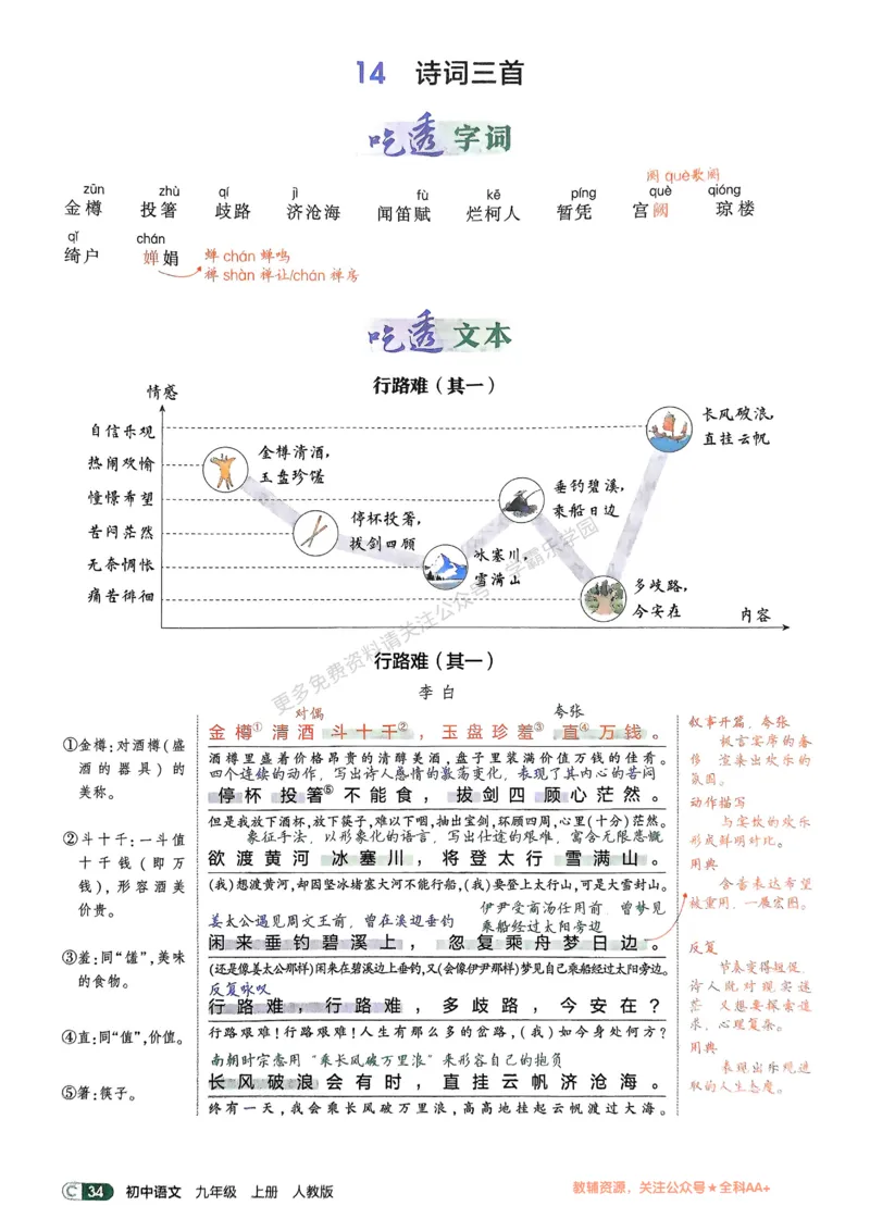 2026《初中53同步》语文九上吃透重难点_2026中考押题卷合集_2026新中考中考全科资料_2026版初中《5年中考3年模拟》9年级上册（语文）（人教）