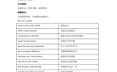 续写语言之成长类_高中三年全科资料_高中_2026版《李辉英语》讲义_高三讲义_读后续写汇总资料_话题续写