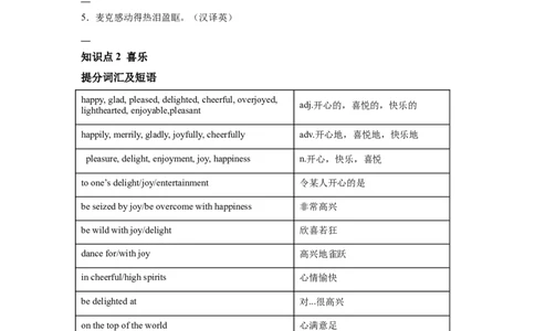 续写语言之情绪描写_高中三年全科资料_高中_2026版《李辉英语》讲义_高三讲义_读后续写汇总资料_续写技能