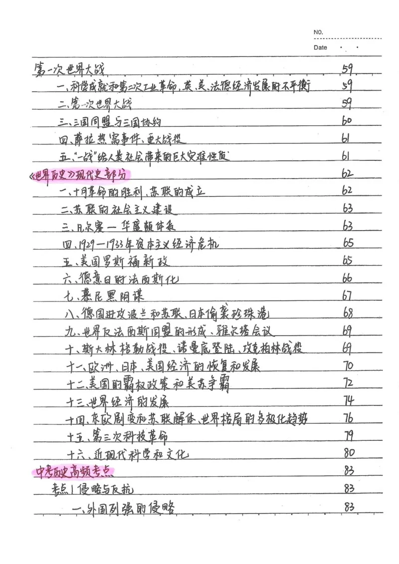 2026《状元笔记》初中历史_2026中考押题卷合集_2026新中考中考全科资料