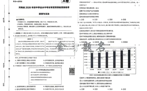 2026《河南中考&bull;载望预测解密卷》道法A卷_2026中考押题卷合集_2026《载望中考&bull;预测解密卷》多地方版_2026《河南中考&bull;载望预测解密卷》7科_2026《河南中考&bull;载望押题密卷》七科