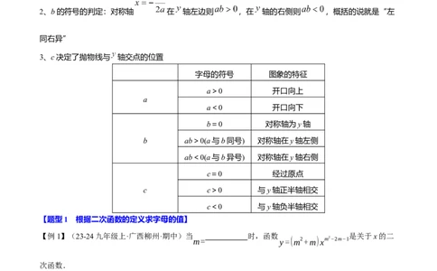 专题22.11二次函数全章专项复习（3大考点12种题型）（举一反三）（人教版）（学生版）_人教版数学九年级上册_版本二_九年级数学上册（人教版）_母题专项-U66_2025版