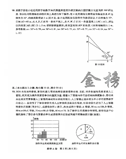 2026《安徽中考&bull;载望考前预测解密卷》数学A卷_2026中考押题卷合集_2026《载望中考&bull;预测解密卷》多地方版_2026《载望中考&bull;考前预测解密卷》安徽2科