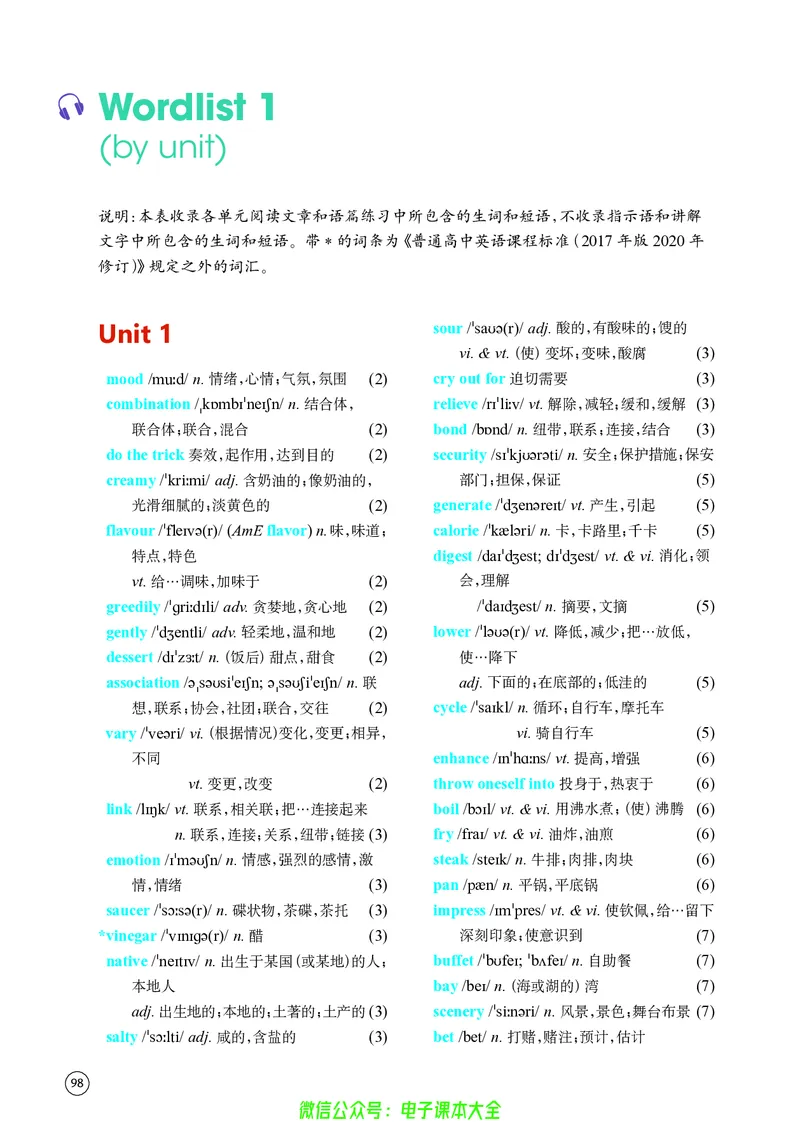 英语高中选择性必修一（译林版）_高中三年全科资料_高中_高中电子教材_高中英语_译林版