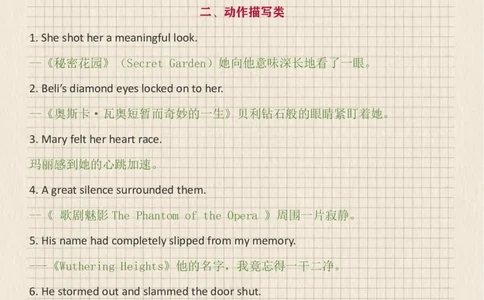 英语读后续写加必备素材_高中三年全科资料_高中三年全科资料_英语
