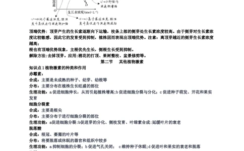 第5章植物生命活动的调节期末复习知识点总结新教材人教版高中生物选择性必修一_高中三年全科资料_高中_1高中基础资料包_A-高中必背9科知识点_生物_高中生物全书知识点梳理+总结