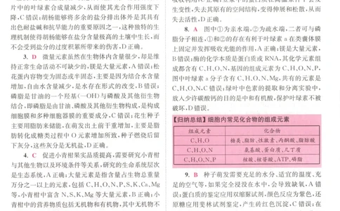 答案_高中三年全科资料_高中_高中1_2026版高考《小题狂做》基础篇+教材篇(持续更新中）_2026小题狂做基础篇生物