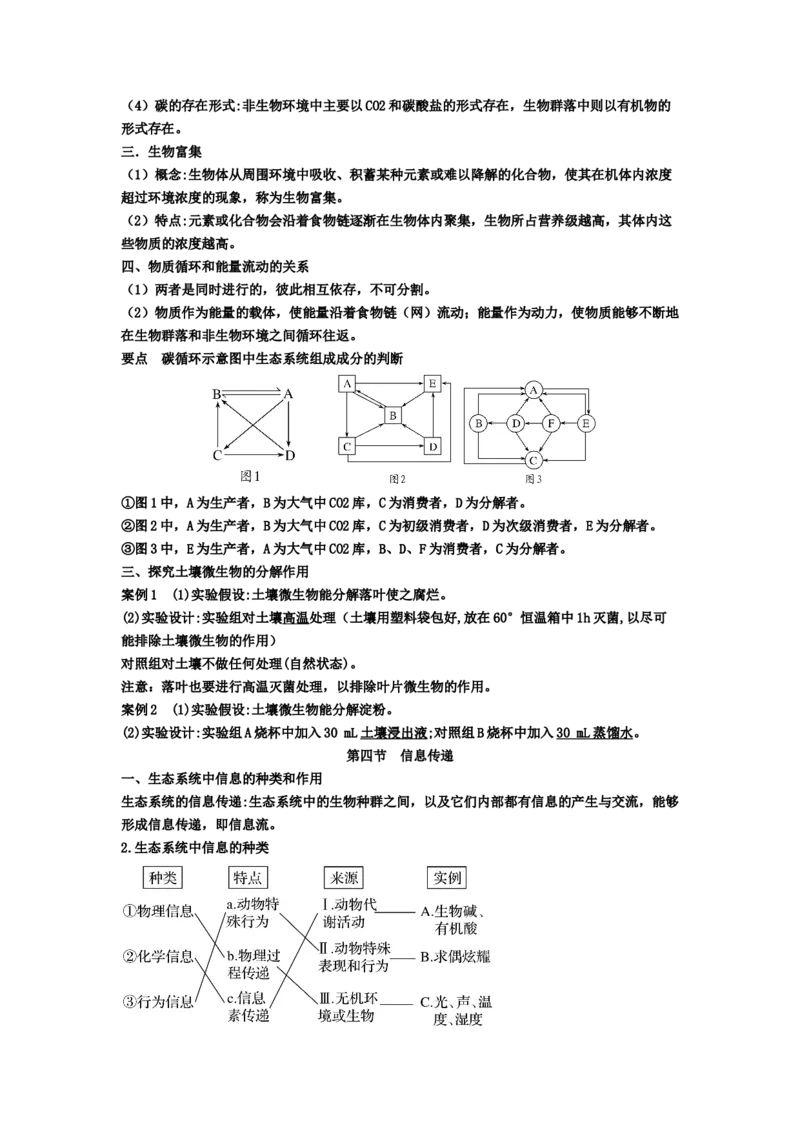 第3章生态系统及其稳定性期末复习知识点总结新教材人教版高中生物选择性必修二_高中三年全科资料_高中_1高中基础资料包_A-高中必背9科知识点_生物_高中生物全书知识点梳理+总结