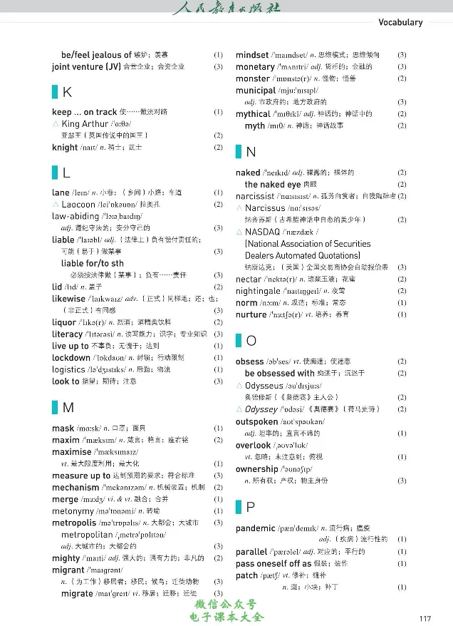 英语选修2_高中三年全科资料_高中_高中电子教材_高中英语_人教版_选修