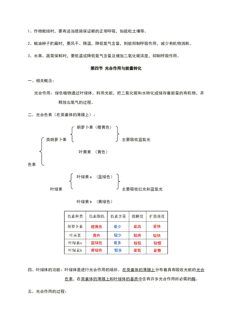 第五章细胞的能量供应和利用知识点期末复习新教材人教版高中生物必修一_高中三年全科资料_高中_1高中基础资料包_A-高中必背9科知识点_生物_高中生物全书知识点梳理+总结