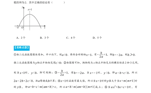 专题22.1二次函数图象与系数的关系（压轴题专项讲练）（人教版）（学生版）_人教版数学九年级上册_版本二_九年级数学上册（人教版）_压轴题专项-V5_2024版