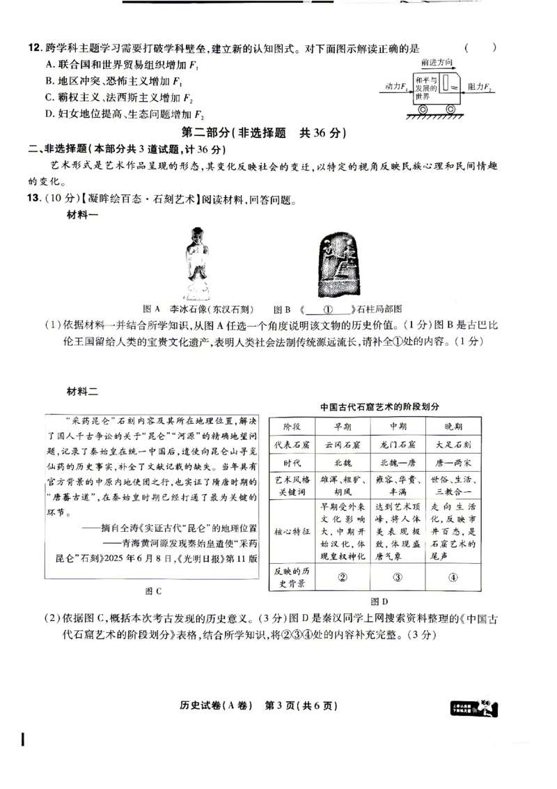 2026《天星密封卷&bull;陕西中考临考预测卷》历史A卷_2026中考押题卷合集_2026《天星密封卷&bull;中考临考预测卷》多地版_2026《天星密封卷&bull;陕西中考临考预测卷》7科A卷