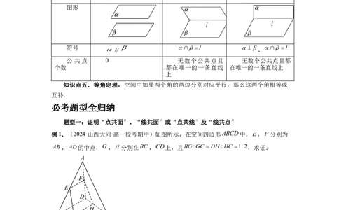 第47讲空间点、直线、平面之间的位置关系（学生版）_高中三年全科资料_高考数学《必刷5000题》2025版_2025高考数学必刷5000题（分章节WORD）