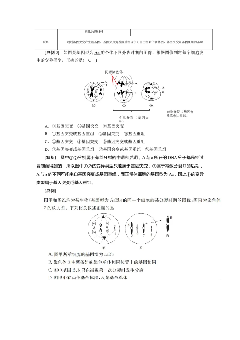 第5章基因突变及其他变异-知识点总结-2021-2022学年高中生物新教材人教版必修2&nbsp;&nbsp;&nbsp;_高中三年全科资料_高中_1高中基础资料包_A-高中必背9科知识点_生物