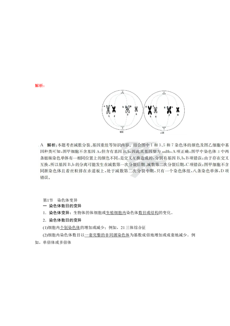 第5章基因突变及其他变异-知识点总结-2021-2022学年高中生物新教材人教版必修2&nbsp;&nbsp;&nbsp;_高中三年全科资料_高中_1高中基础资料包_A-高中必背9科知识点_生物