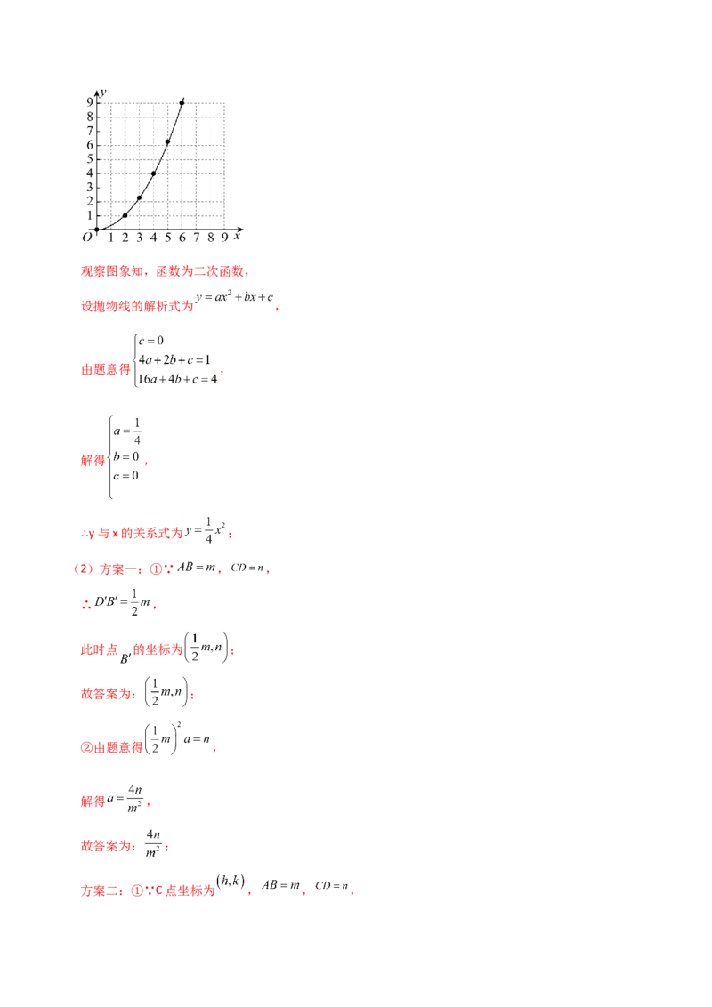 专题22.24二次函数中考压轴题分类专题（知识梳理与题型分类讲解）（人教版）（教师版）_人教版数学九年级上册_版本二_九年级数学上册（人教版）_专题突破练习-V4_2025版