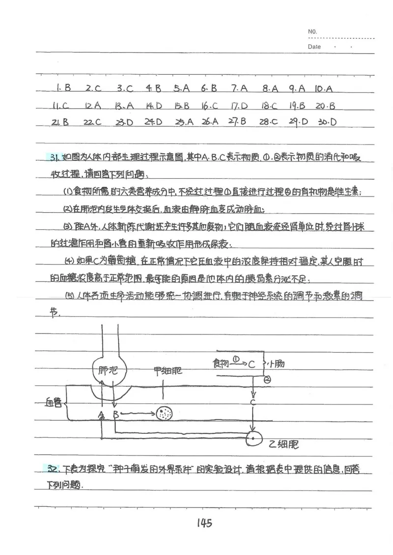 2026《状元笔记》初中生物_2026中考押题卷合集_2026新中考中考全科资料