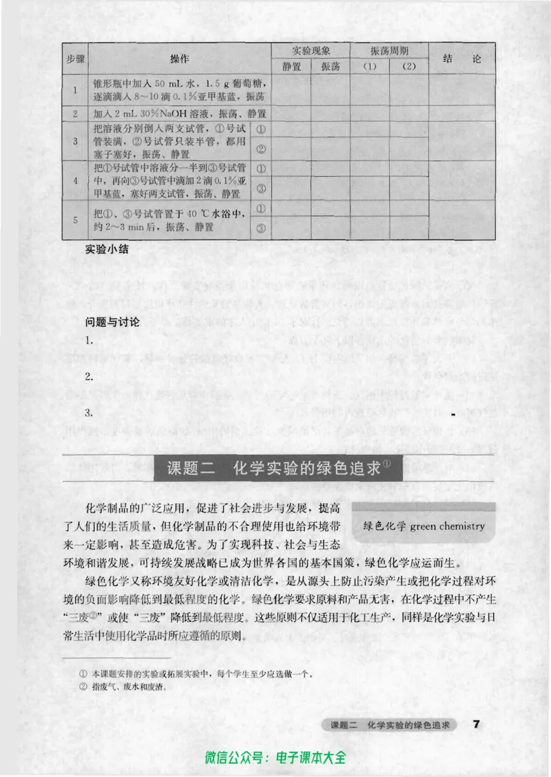 选修6《实验化学》_高中三年全科资料_高中_高中电子教材_旧教材_高中化学（人教旧版）