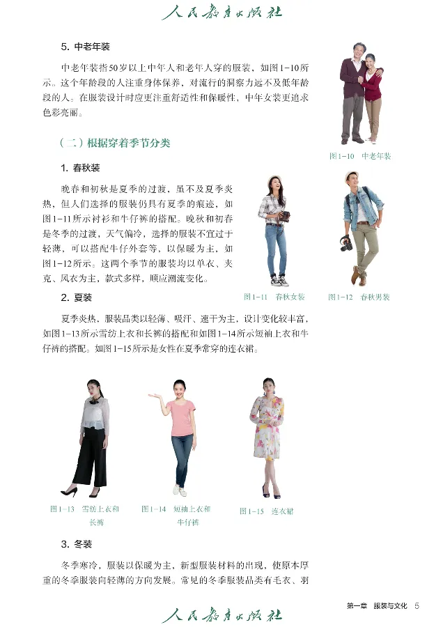 选择性必修5服装及其设计_高中三年全科资料_高中_高中电子教材_高中通用技术_人教版